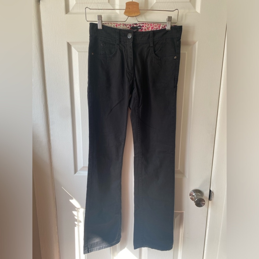 Black Chino Straight Leg Pant